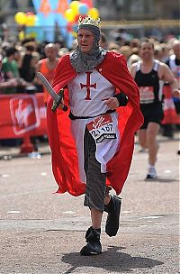 Sport and Fitness: Virgin London Marathon 2010