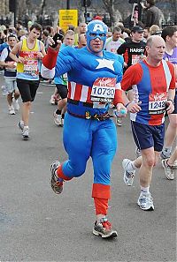 Sport and Fitness: Virgin London Marathon 2010