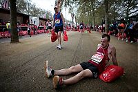 Sport and Fitness: Virgin London Marathon 2010