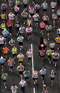 Sport and Fitness: Virgin London Marathon 2010