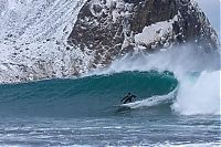 Sport and Fitness: arctic surfing