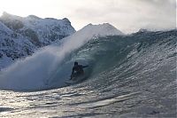 Sport and Fitness: arctic surfing