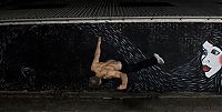 Sport and Fitness: parkour moment