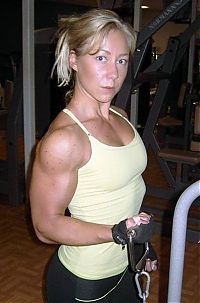 Sport and Fitness: female bodybuilders