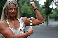 Sport and Fitness: female bodybuilders