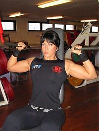 Sport and Fitness: female bodybuilders