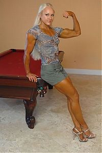 Sport and Fitness: female bodybuilders