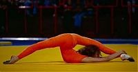 Sport and Fitness: flexible gymnastic girl