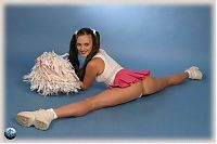 Sport and Fitness: flexible gymnastic girl