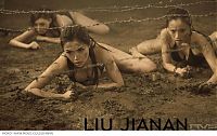 Sport and Fitness: sport girls in mud