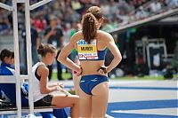 Sport and Fitness: pole vaulting girl