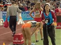 Sport and Fitness: pole vaulting girl