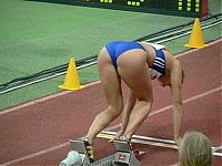 Sport and Fitness: pole vaulting girl