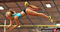 Sport and Fitness: pole vaulting girl