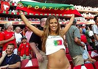 Sport and Fitness: cute football fan girls