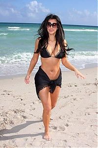 Sport and Fitness: beach girl running