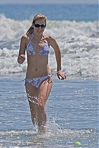 Sport and Fitness: beach girl running