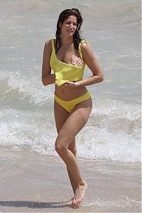 Sport and Fitness: beach girl running