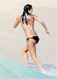 Sport and Fitness: beach girl running