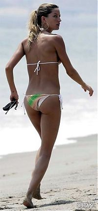 Sport and Fitness: beach girl running