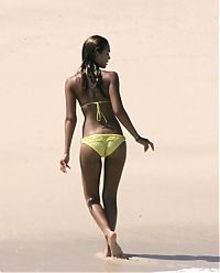 Sport and Fitness: beach girl running