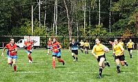 Sport and Fitness: girls playing rugby