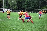 Sport and Fitness: girls playing rugby