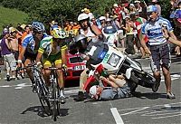 Sport and Fitness: Tour de France crash