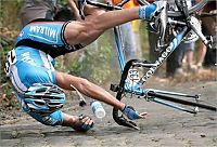 Sport and Fitness: Tour de France crash