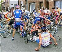 Sport and Fitness: Tour de France crash