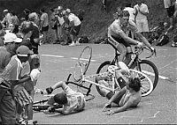 Sport and Fitness: Tour de France crash