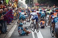 Sport and Fitness: Tour de France crash