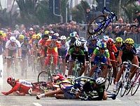 Sport and Fitness: Tour de France crash