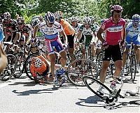 Sport and Fitness: Tour de France crash