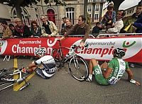 Sport and Fitness: Tour de France crash