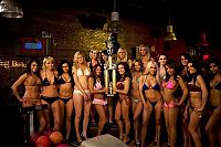 Sport and Fitness: bikini bowling championship