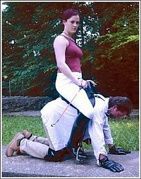 Sport and Fitness: jockey girl