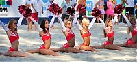 Sport and Fitness: Red Foxes cheerleader girls team, Ukraine