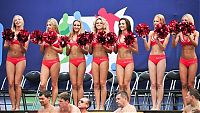 Sport and Fitness: Red Foxes cheerleader girls team, Ukraine