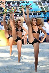 Sport and Fitness: Red Foxes cheerleader girls team, Ukraine