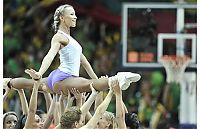 Sport and Fitness: Cheerleader girls at the FIBA World Championships 2010