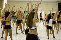 Sport and Fitness: cheerleader girls training