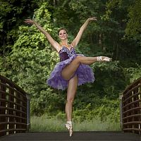 Sport and Fitness: ballet dancing pose