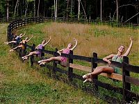 Sport and Fitness: ballet dancing pose