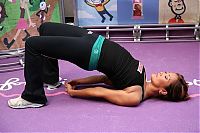 Sport and Fitness: flexible gymnastic girl