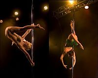 Sport and Fitness: pole dancing girl