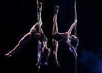 Sport and Fitness: pole dancing girl