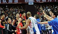 Sport and Fitness: massive brawl at china vs brazil basketball game