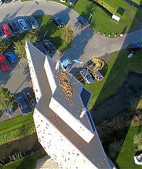 Sport and Fitness: Excalibur climbing wall, Groningen, The Netherlands