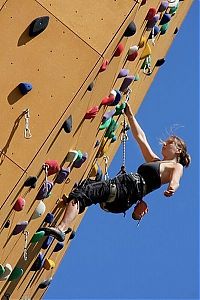 Sport and Fitness: Excalibur climbing wall, Groningen, The Netherlands